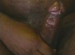 onani, orgasme, cumshot, handjob, svart, barbert