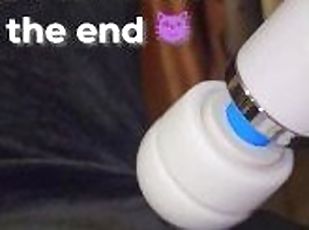 POV big dick slow-mo masturbation cumshot after magic wand and fles...