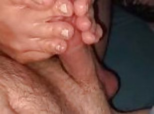 MILF Gives me The Best FootJob Ever!!!