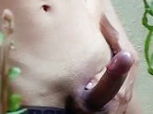 masturbación, orgasmo, gay, a-solas, gay-joven, polla