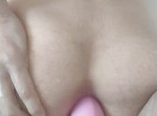 baignade, amateur, anal, mignonne, chevauchement, gode, douche, solo, rasé