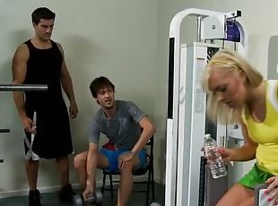 Blonde Teen Ally Kay Fucking Her Brother's Gym Instructor
