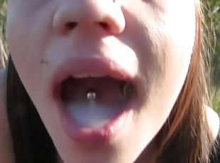 Outdoor Blowjob With An Exceptionally Hot Babe