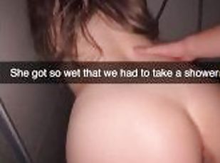 My Girlfriend sends snaps while Cheating in Hotel Snapchat Cuckold