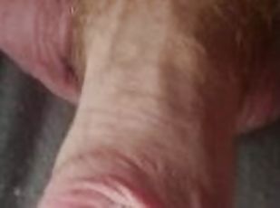 Stretching My Soft Chubby Ginger Cock In An Open Sunshine Filled Wi...