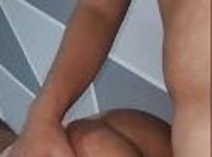 groß-titten, doggy, orgamus, dilettant, blasen, beule-schuss, schwer, selbst-gefertigt, latina, creampie