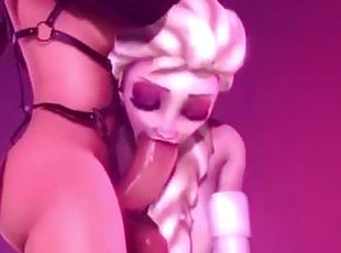 Futa Futanari Elsa Anal Deephroat and Huge Cumshots 3D Henta