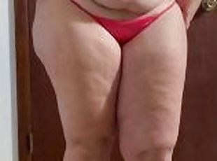 malaking-suso, mataba-fat, baguhan, milf, ina-nanay, bbw, mataba, solo, bikini, maliit-tiny