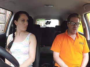 Fake Driving School - Creampie Climax For Coquettish Learner 1 - Ry...