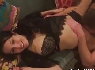 The bull Sucks Sexy Hotwife pussy until she cums