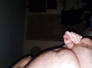 STROKING YOUNG FAT COCK HUGE LOAD IN SLOW MOTION