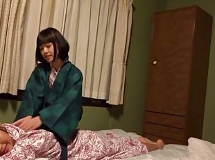 Japanese babes in traditional clothes and their lesbian adventure