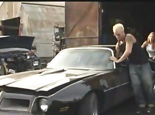 Blooming blonde pornstar getting hammered hardcore by her mechanic