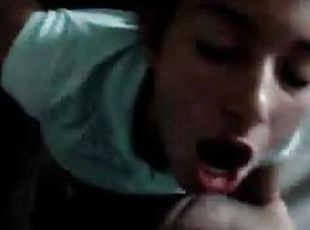 Horny Teen Gets A Mouthful Of Her Boyfriend's Hot Cum