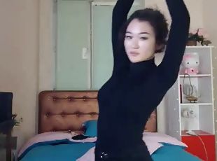 asiatique, masturbation, amateur, japonais, webcam, mignonne