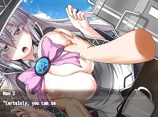 gros-nichons, masturbation, orgasme, babes, butin, anime, hentai, mignonne, gros-seins, lait