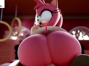Amy Rose Hard Fucking And Getting Creampie  Hottest Hentai Sonic 4k...