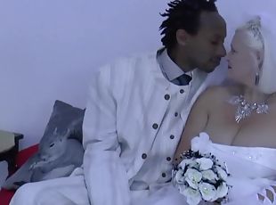 Grandma Bride Suck Black Male Stick - Interracial Intercourse