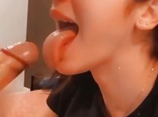 amatör, brudar, avsugning, cumshot, milf, hardcore, pov, första-gången, brunett