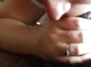 White milf suckling bbc dry