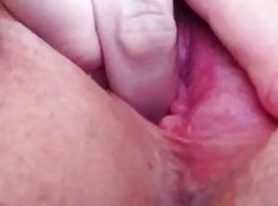 klitoris, amatérske, bbw, prstovanie