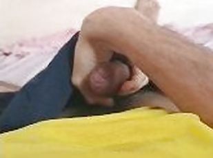 mastubasi, orgasme, cumshot-keluarnya-sperma, penis-besar, homo, brazil, kaki, seorang-diri, penis, celana-dalam