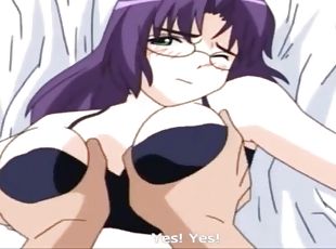 mamma-och-pojke, anal, mogen, avsugning, mamma, creampie, ung18, anime, hentai, mor