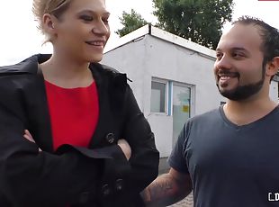 Euro reality sex - Horny Blonde German Thot Gets Picked Up On The S...
