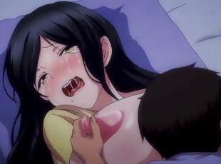 massage, ejaculation-interne, anime