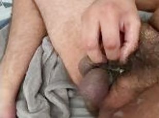 masturbation, orgasme, amateur, ejaculation-sur-le-corps, énorme-bite, bdsm, ejaculation, solo, bondage, boules