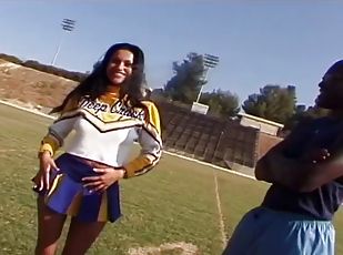 interracial, hardcore, preto, casal, puta-slut, cheerleaders