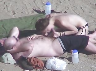 Exciting Couples On The Beach - Public Sex
