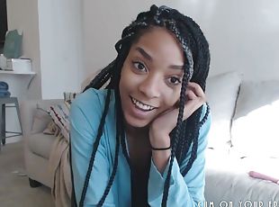 Young Ebony Slut With Great Ass On Cam