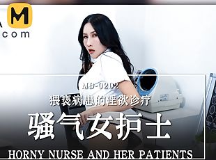 asiático, teta-grande, enfermeira, tiro-ao-alvo, mulher-madura, adolescente, a-três, chinesa