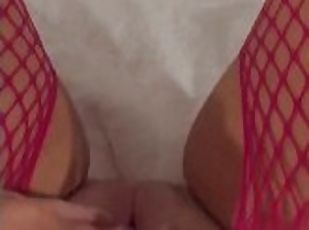 Fingering my pussy & squirting while listening to stepmom getting fucked hard next door