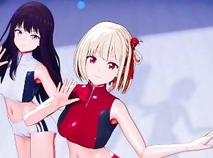 ?MMD Lycoris Recoil 4k/60fps??(?? ?? Chisato)(??? ??? Takina)?~?(Ho...