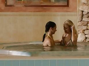 Hot Lesbians In The Hot Tub.