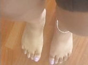 amateur, ébène, ados, black, pieds, britannique, webcam, fétiche, solo