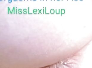 MissLexiLoup trans female tight Rectums ass fucking butthole screwi...