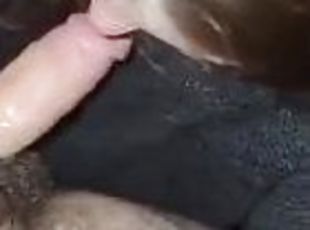 Sucking daddy’s cock