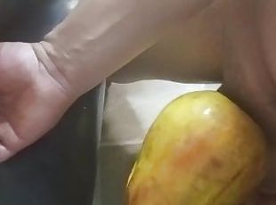 Fingering HER SWEET TIGHT CHERRY while FUCKING SWEET JUICY PAPAYA -...