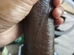 Chocolate big dick in slo mo