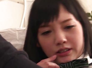 Amazing Japanese teens give blow-by-blow oral jobs in super-hot thr...