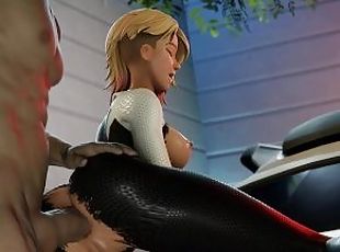 Arrested Spider Gwen Fucked in Ass - Fortnite Version Hentai 3D FUL...