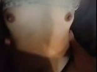 asiatisk, kone, amatør, cumshot, ludder, pov, thai