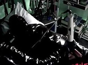 sykepleier, bdsm, slave, latex, bondage, elskerinne, melk, dominans, brunette, femdom