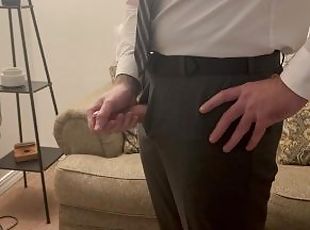 Your step father celebrates a promotion by jerking his executive br...