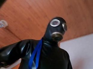 amatør, compilation, bdsm, fetisj, latex, alene, bondage, maske, gummi