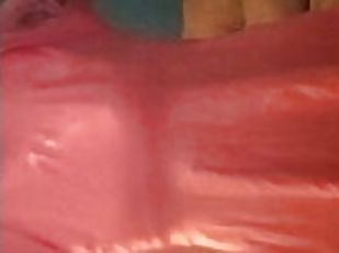 Crossdresser Dances and Twirls around in a Pink Dress