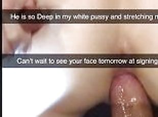 Cheating wife sends videos to Husband on Snapchat the night before ...